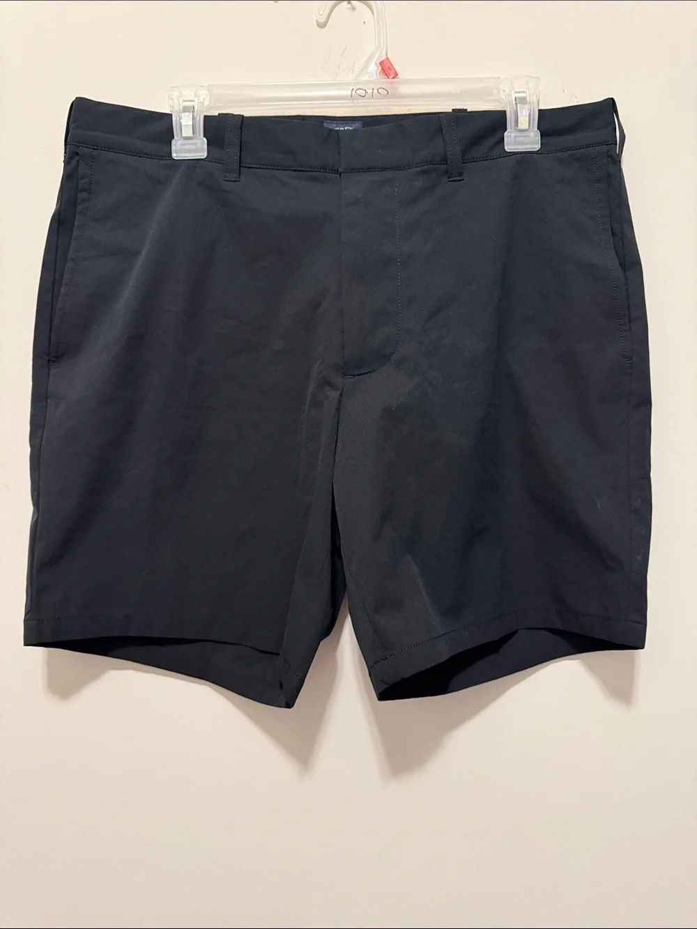 J. Crew Men's Black Flat-Front Chino Shorts